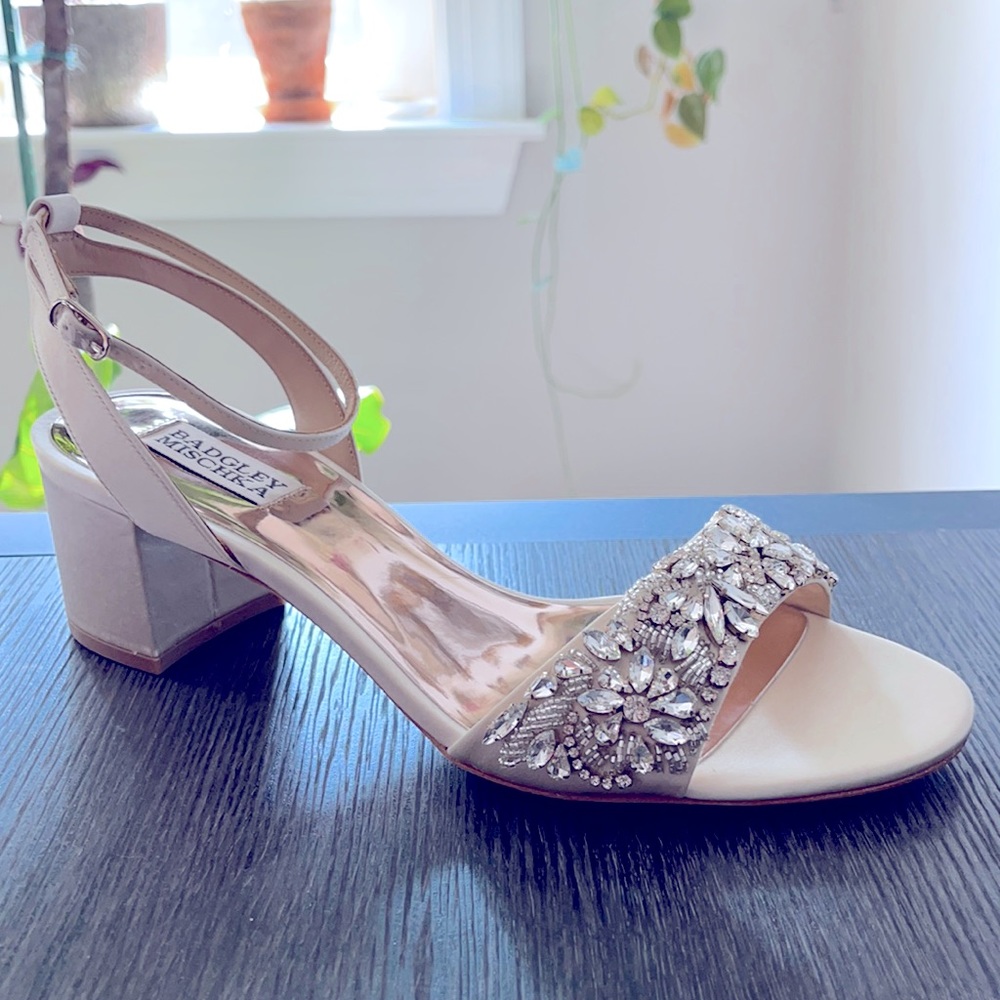 COPY - Never worn Badgley Mischka heels.